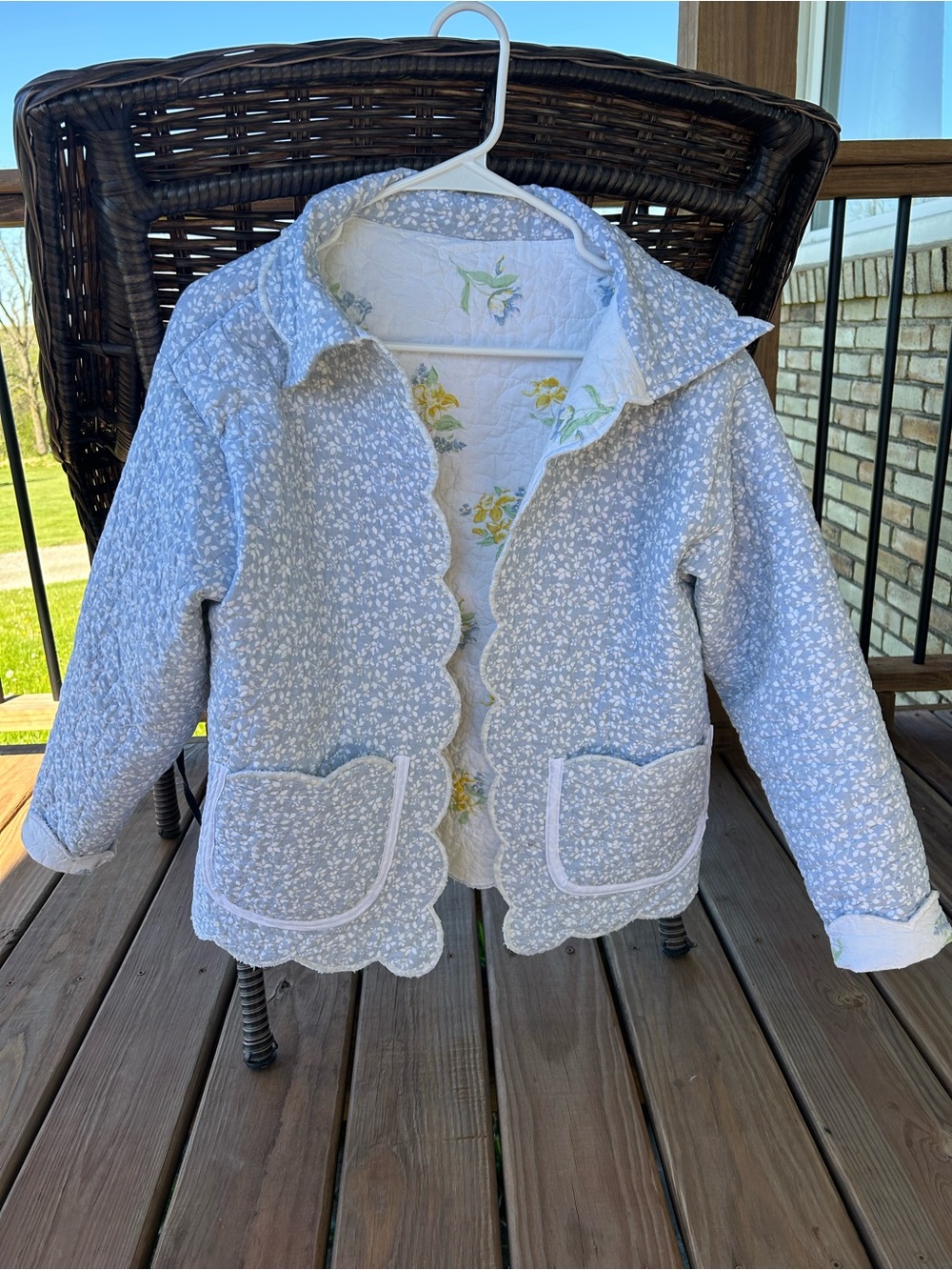 Women’s Handmade by me Quilted Scallop-Edge Jacket